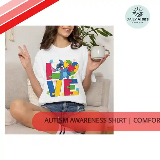 Autism Awareness Shirt | Comfort Colors Tee | Neurodiversity Inclusion Graphic T-Shirt by@Outfy