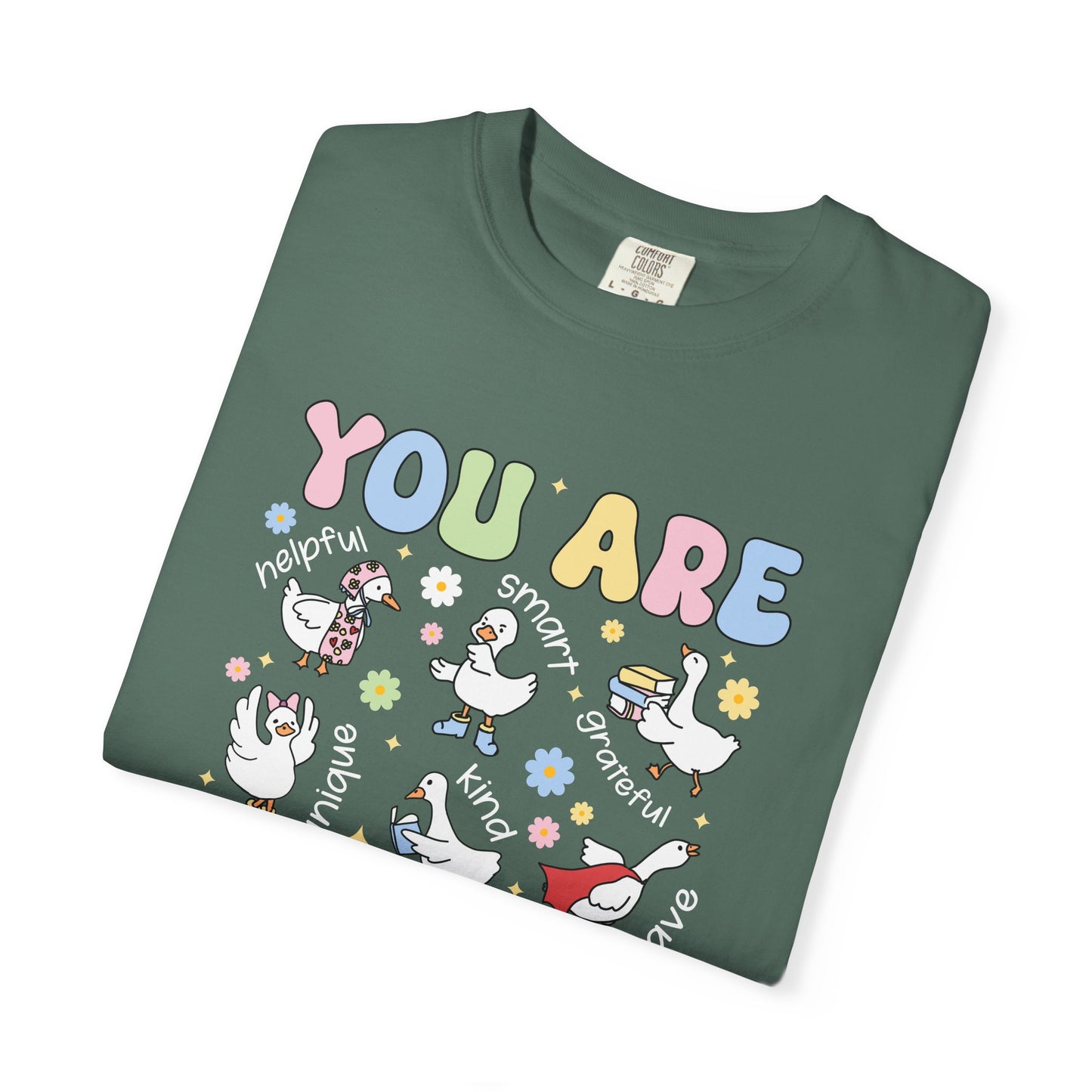 Teacher Affirmation Shirt | Comfort Colors Tee | Inspirational Teacher Graphic T-Shirt Gift