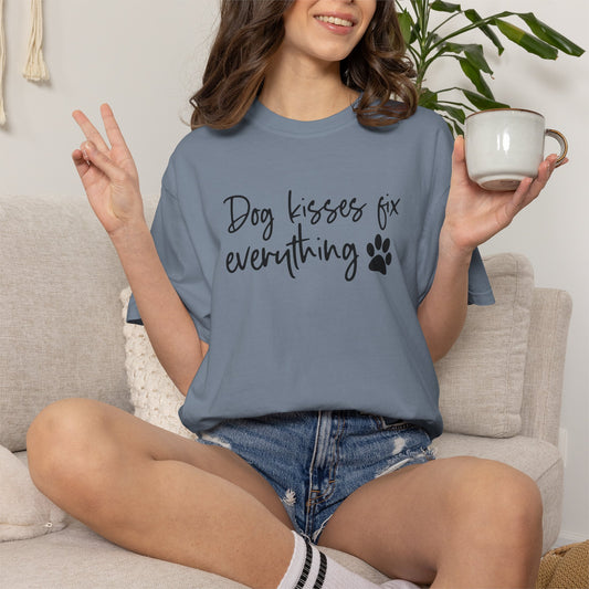 Dog Mom Shirt | Comfort Colors Tee | Cute Dog Lover Graphic T-Shirt for Women