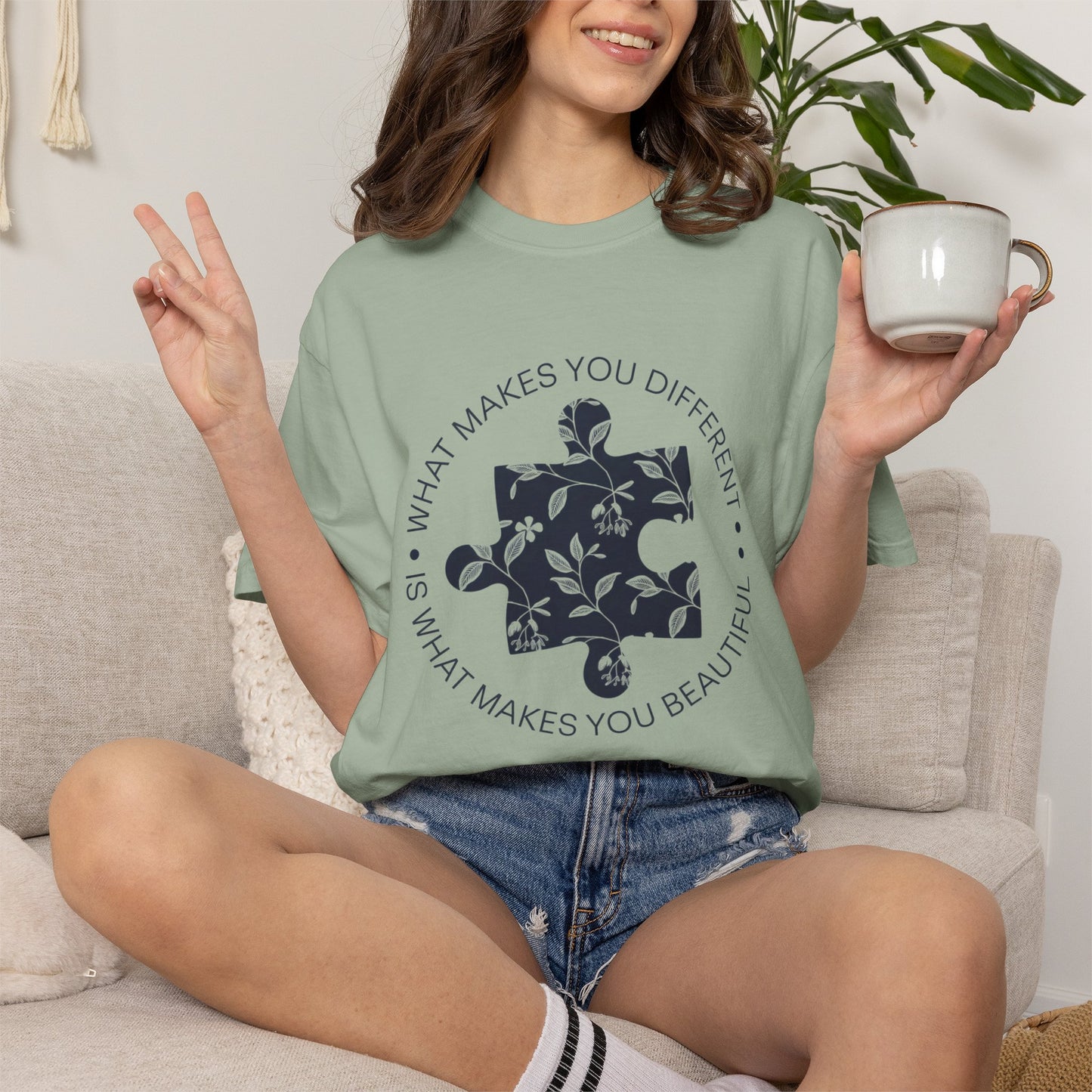 Autism Awareness Shirt | Comfort Colors Tee | Neurodiversity Inclusion Graphic T-Shirt