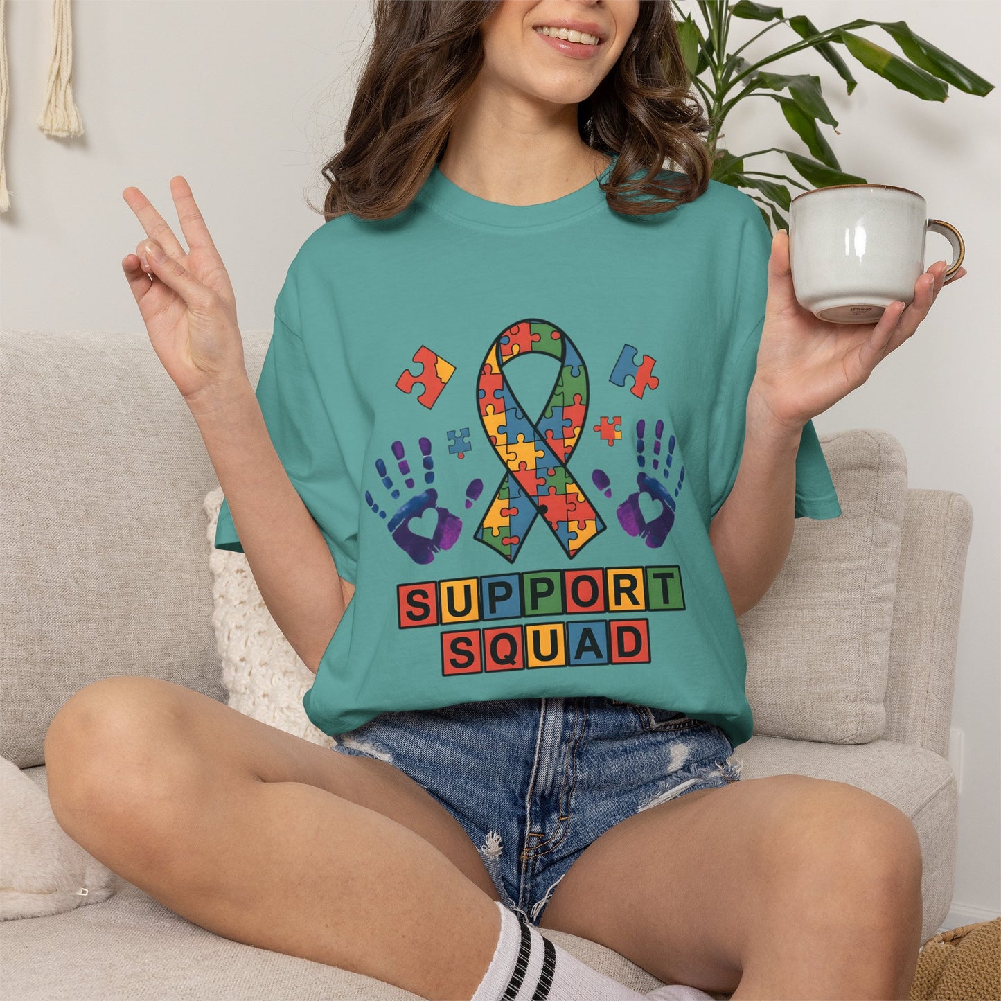 Autism Awareness Shirt | Comfort Colors Tee | Neurodiversity Inclusion Graphic T-Shirt