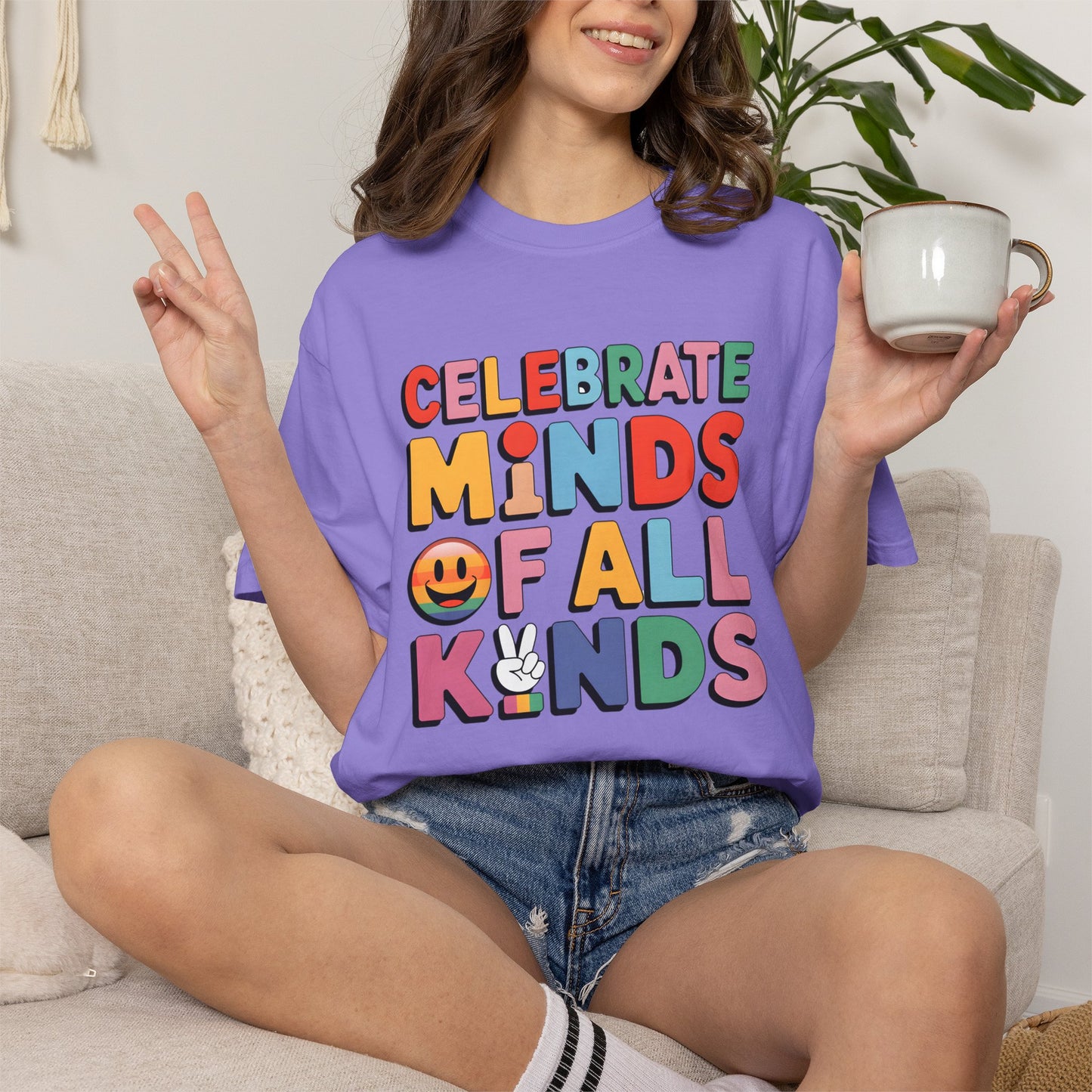 Autism Awareness Shirt | Comfort Colors Tee | Neurodiversity Inclusion Graphic T-Shirt