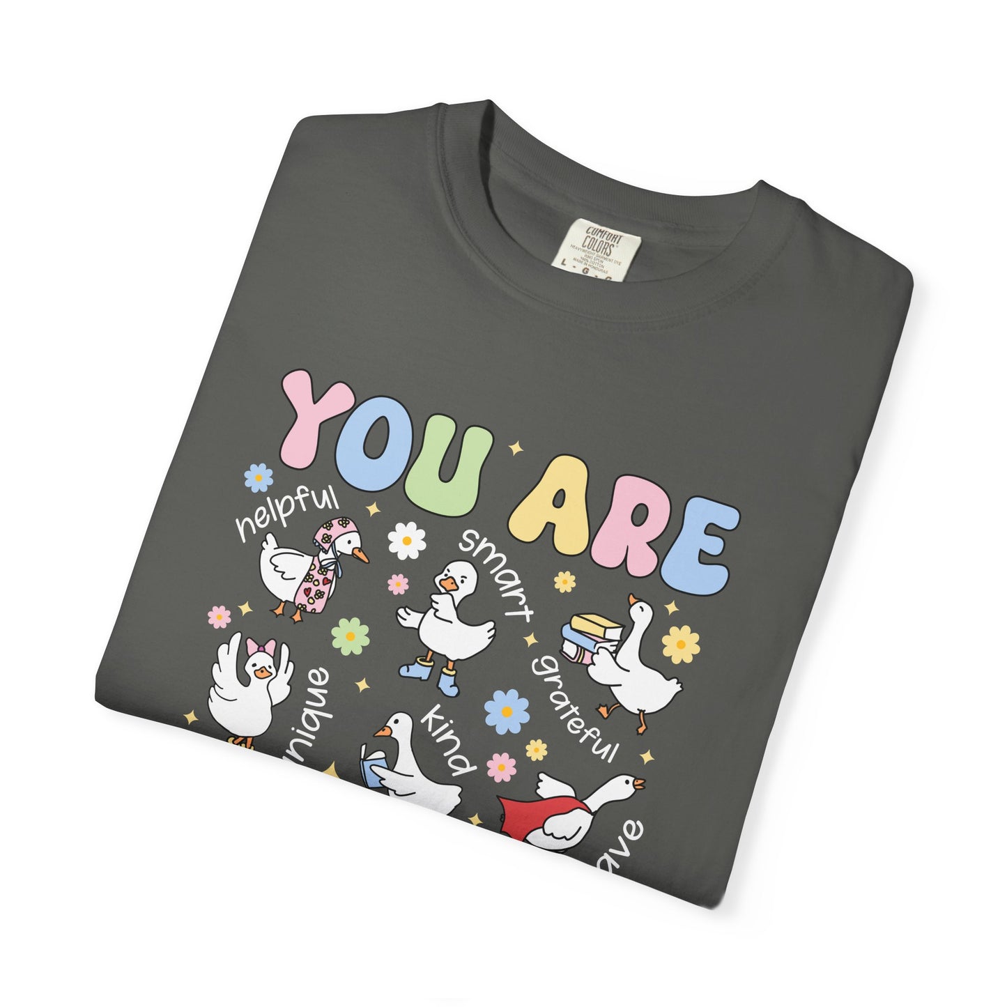 Teacher Affirmation Shirt | Comfort Colors Tee | Inspirational Teacher Graphic T-Shirt Gift