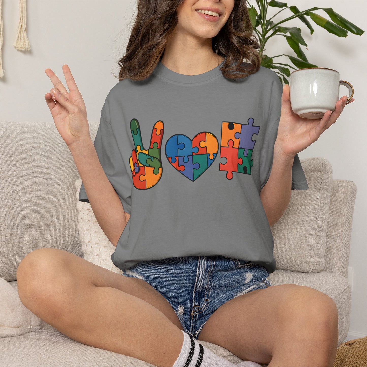 Autism Awareness Shirt | Comfort Colors Tee | Neurodiversity Inclusion Graphic T-Shirt