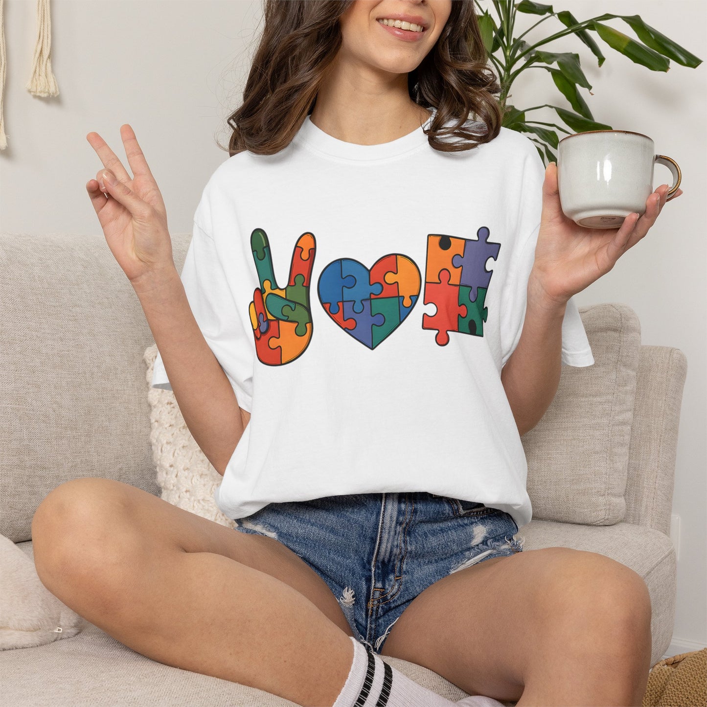 Autism Awareness Shirt | Comfort Colors Tee | Neurodiversity Inclusion Graphic T-Shirt