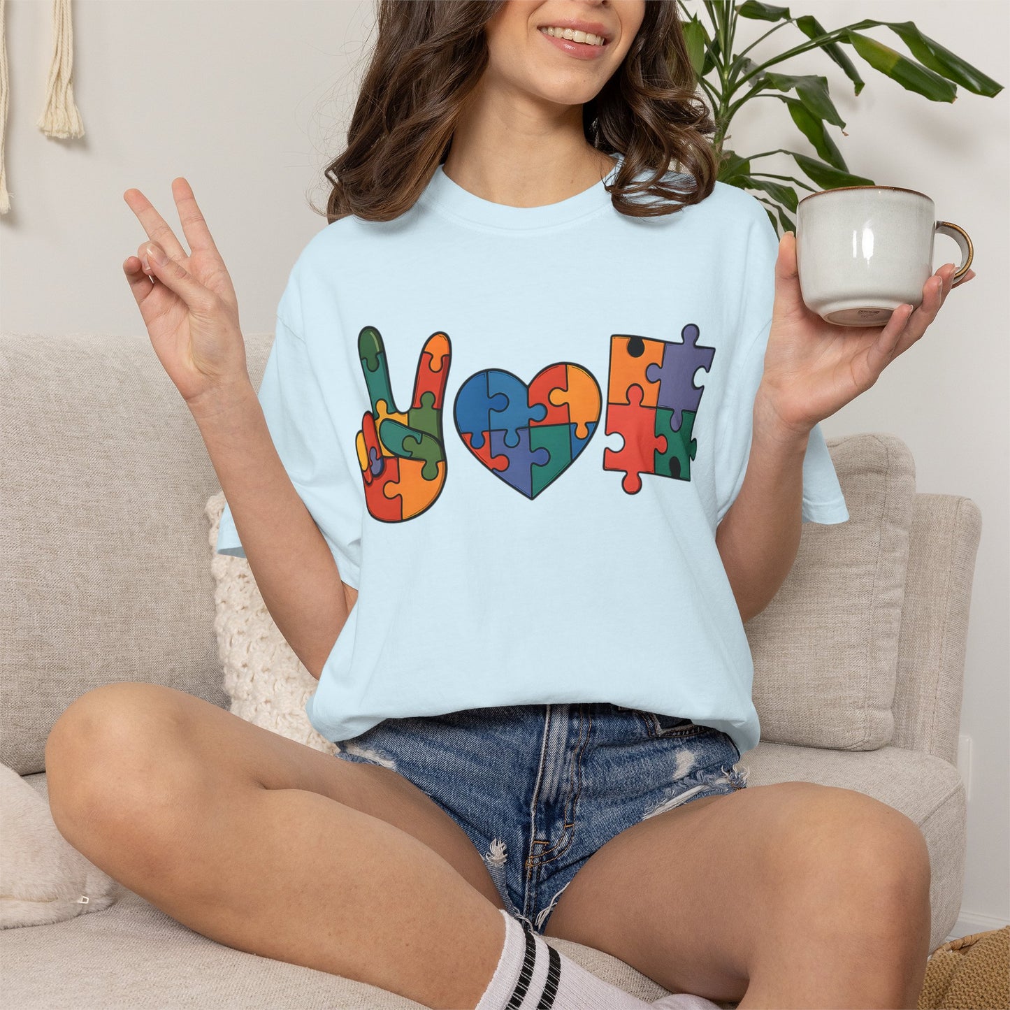 Autism Awareness Shirt | Comfort Colors Tee | Neurodiversity Inclusion Graphic T-Shirt