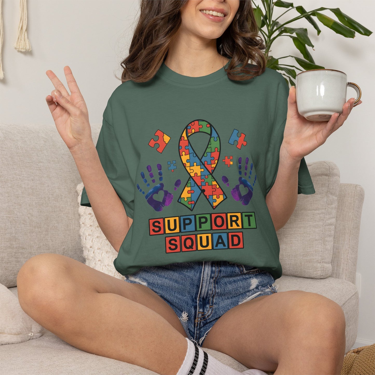 Autism Awareness Shirt | Comfort Colors Tee | Neurodiversity Inclusion Graphic T-Shirt