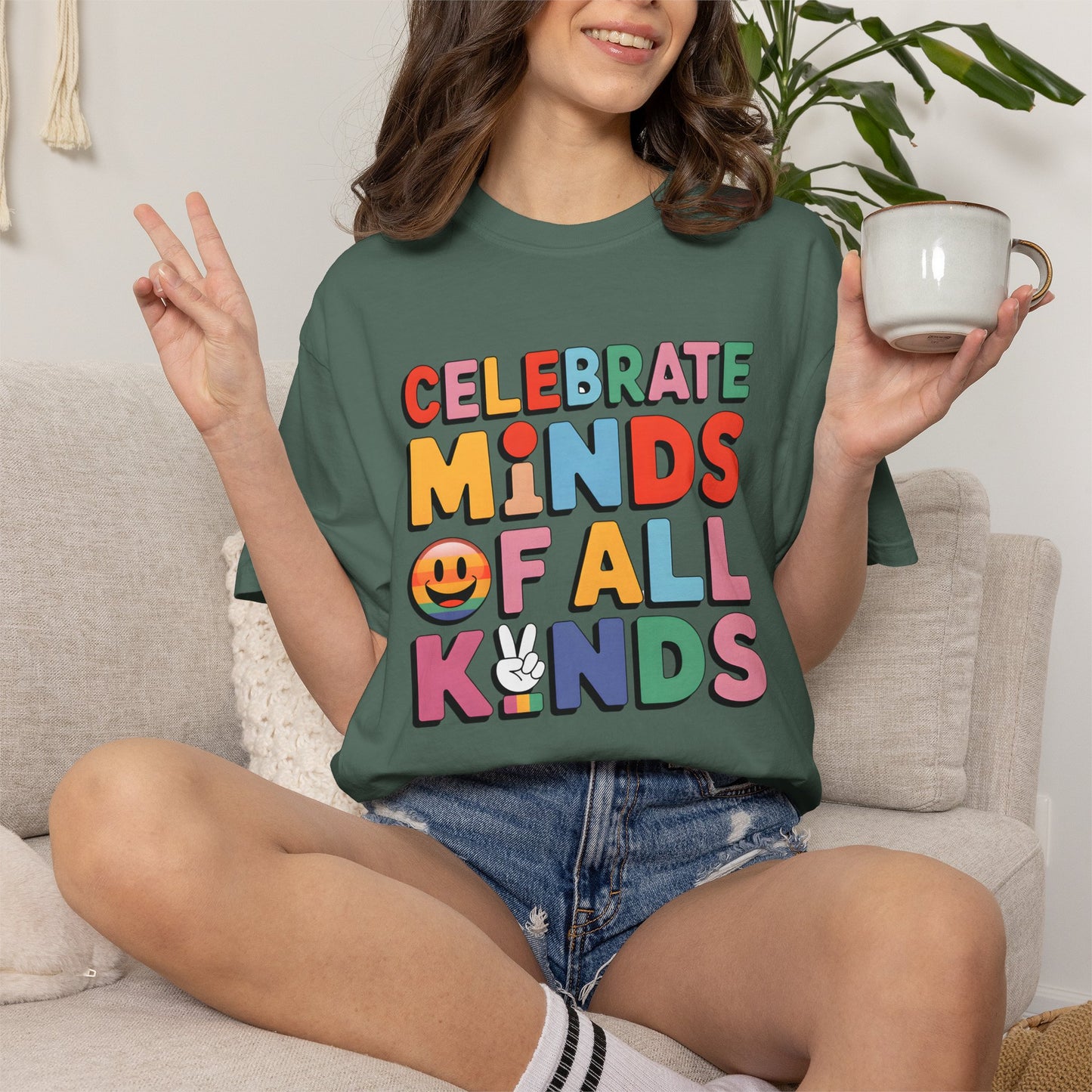 Autism Awareness Shirt | Comfort Colors Tee | Neurodiversity Inclusion Graphic T-Shirt