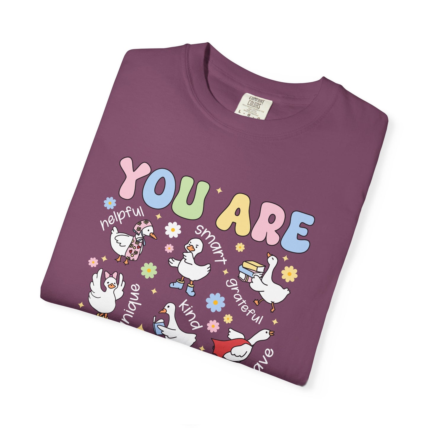 Teacher Affirmation Shirt | Comfort Colors Tee | Inspirational Teacher Graphic T-Shirt Gift
