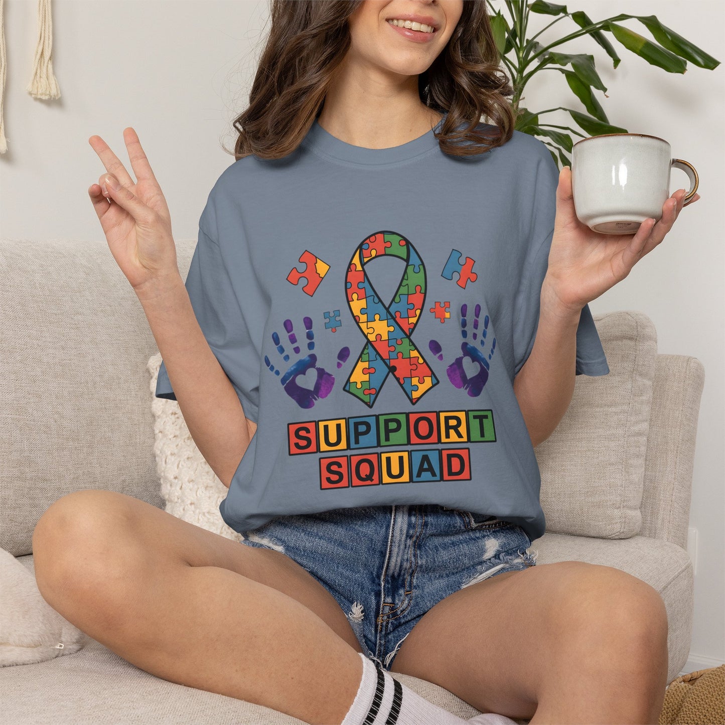 Autism Awareness Shirt | Comfort Colors Tee | Neurodiversity Inclusion Graphic T-Shirt