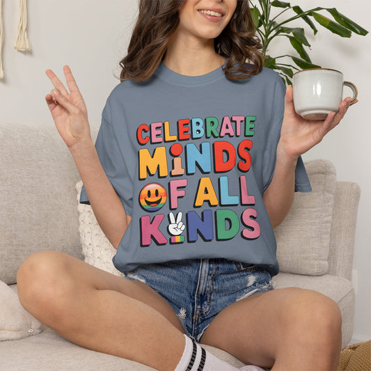 Autism Awareness Shirt | Comfort Colors Tee | Neurodiversity Inclusion Graphic T-Shirt