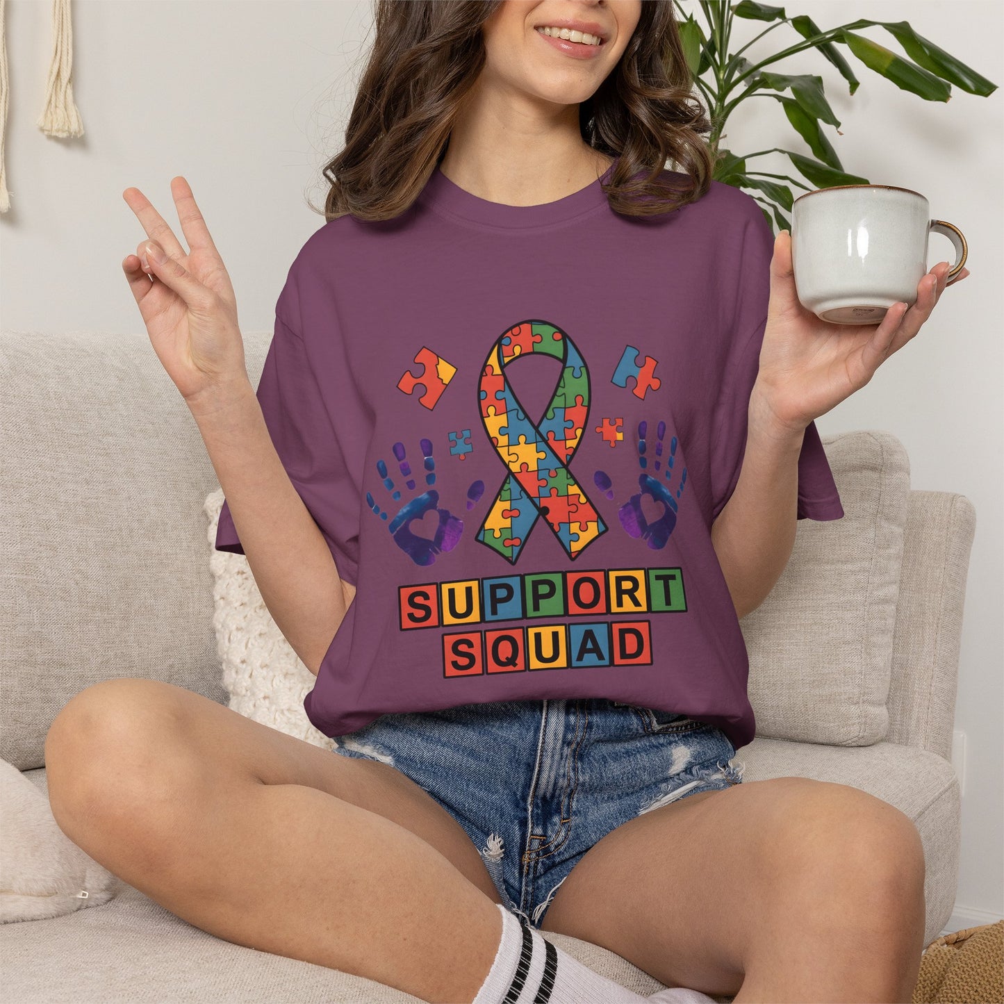 Autism Awareness Shirt | Comfort Colors Tee | Neurodiversity Inclusion Graphic T-Shirt