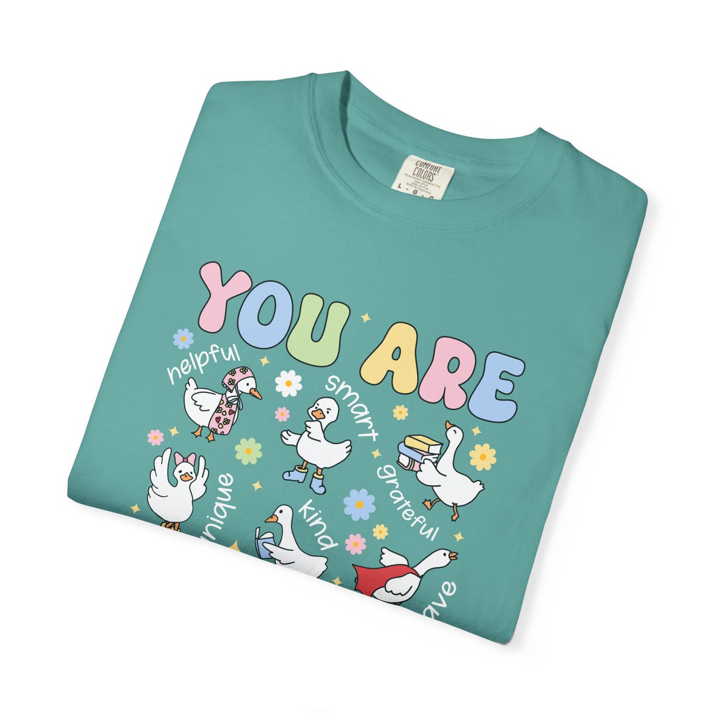 Teacher Affirmation Shirt | Comfort Colors Tee | Inspirational Teacher Graphic T-Shirt Gift