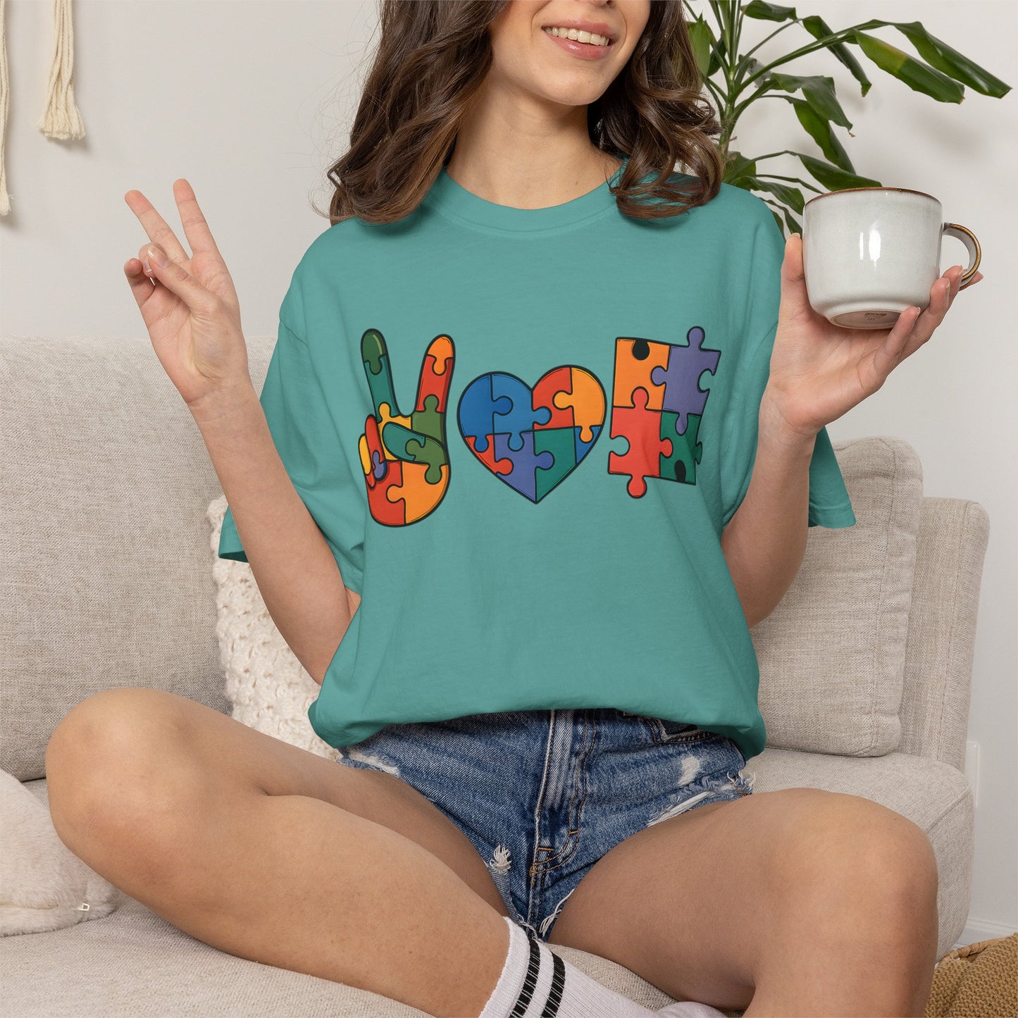 Autism Awareness Shirt | Comfort Colors Tee | Neurodiversity Inclusion Graphic T-Shirt