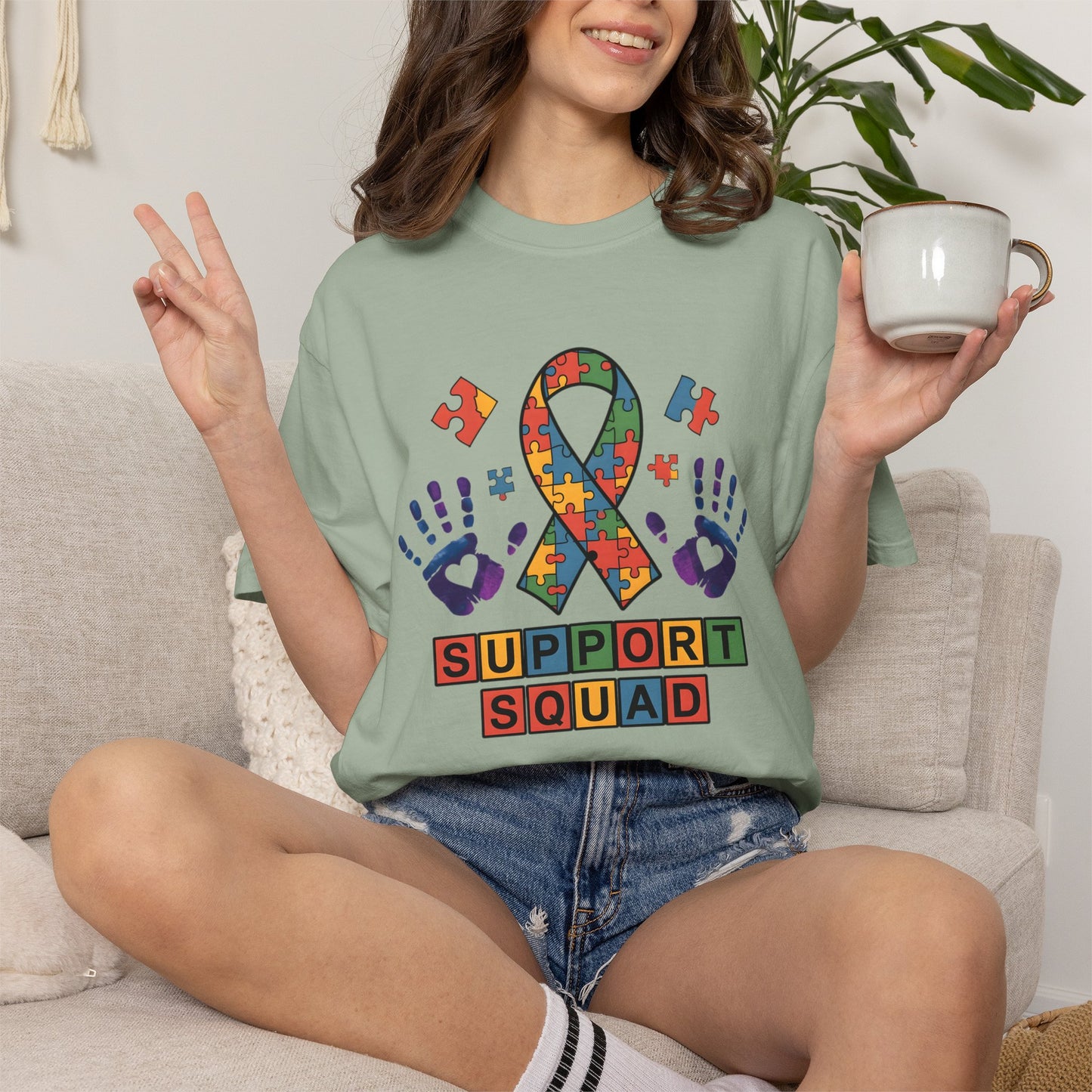Autism Awareness Shirt | Comfort Colors Tee | Neurodiversity Inclusion Graphic T-Shirt