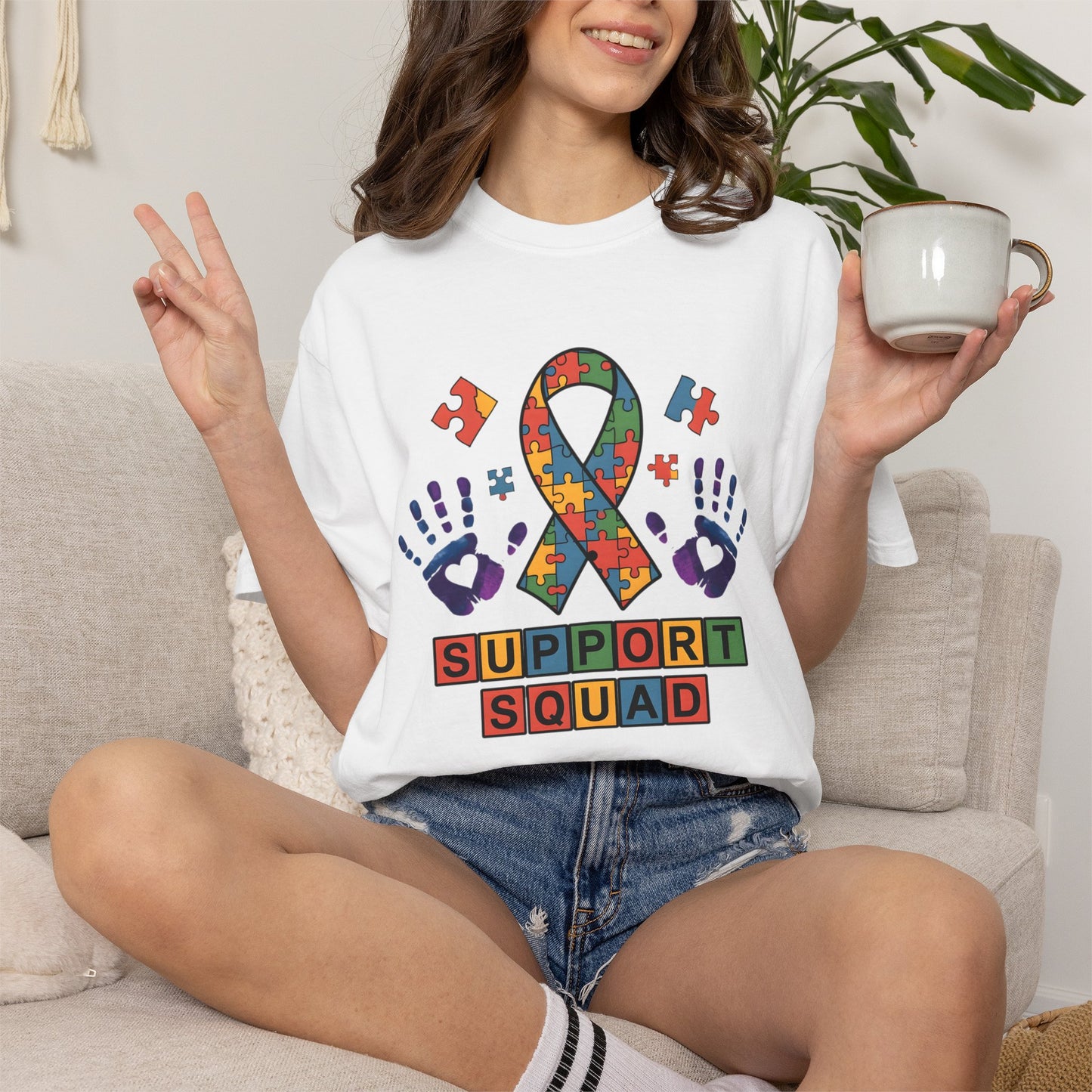 Autism Awareness Shirt | Comfort Colors Tee | Neurodiversity Inclusion Graphic T-Shirt