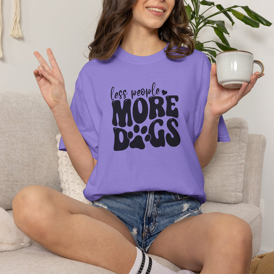 Dog Mom Shirt | Comfort Colors Tee | Cute Dog Lover Graphic T-Shirt for Women