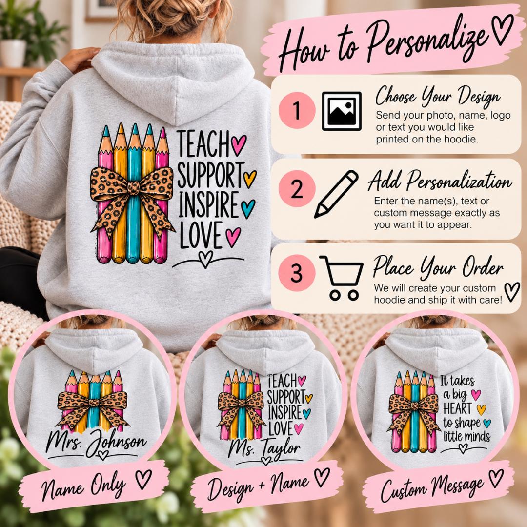 Custom & Personalized Hoodie | Custom Design, Text, Logo & Image Gildan Heavy Blend Sweatshirt