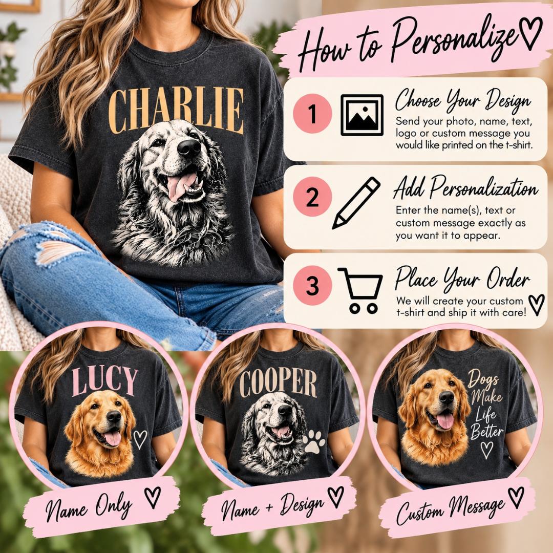 Custom & Personalized T-Shirt | Custom Design, Text, Logo & Image Shirt