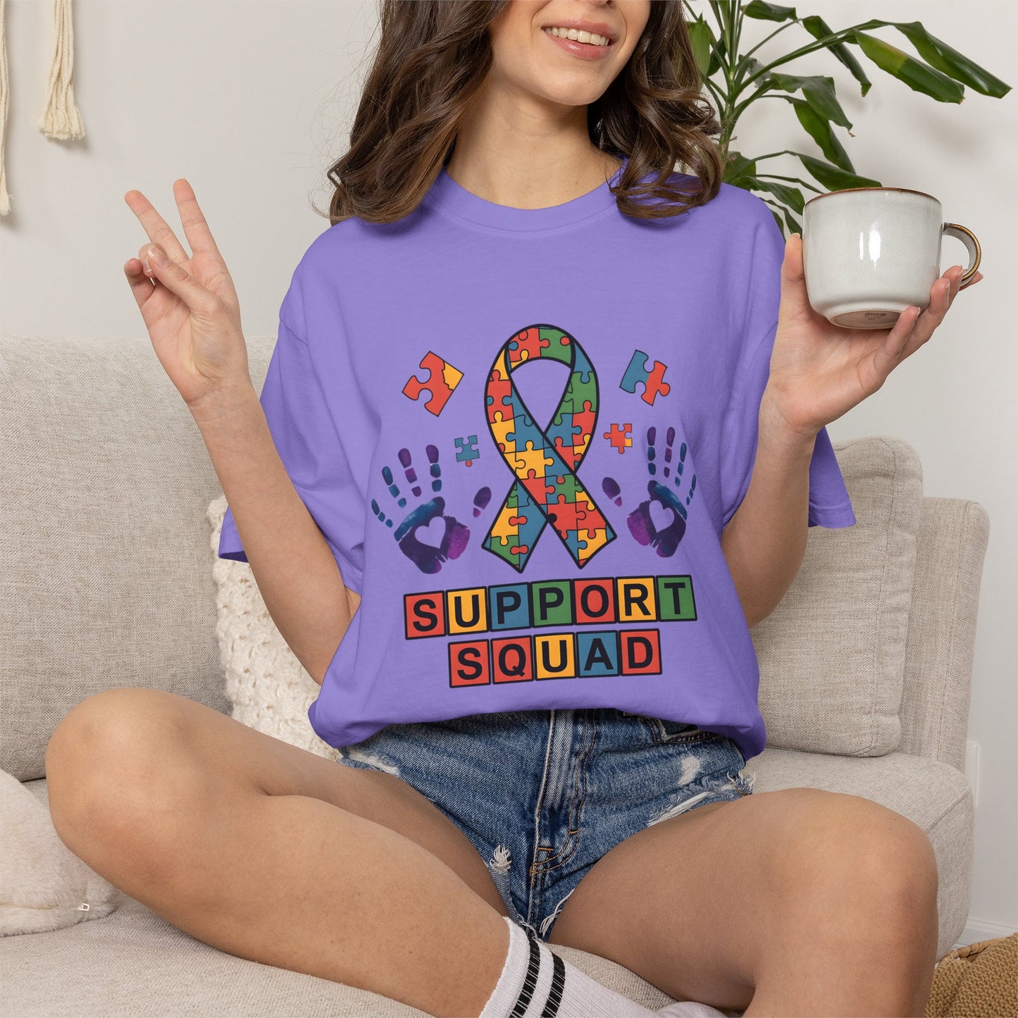 Autism Awareness Shirt | Comfort Colors Tee | Neurodiversity Inclusion Graphic T-Shirt