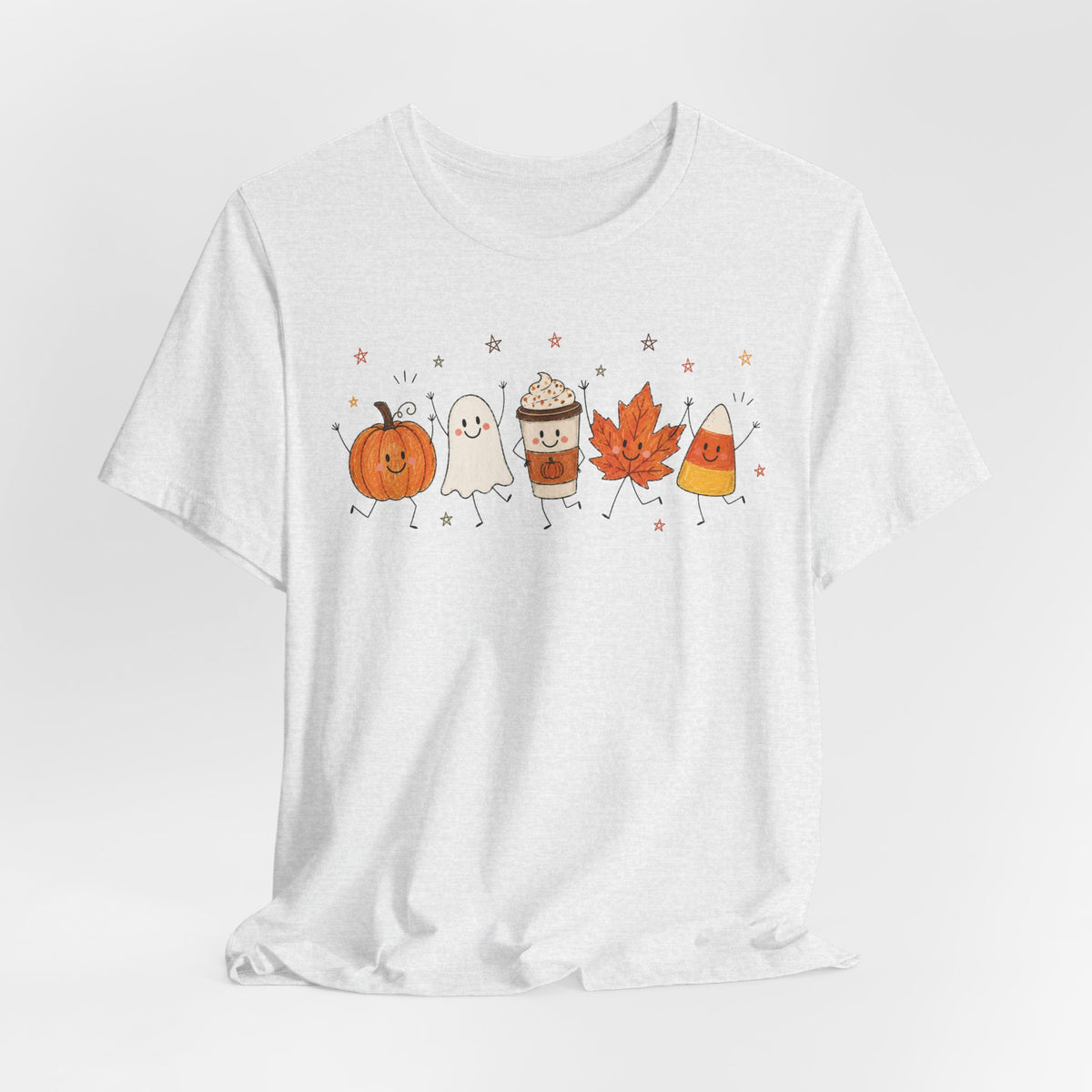 Halloween Cute Shirt | Pumpkin Ghost Coffee Shirt | Fall Graphic Tee | Spooky Season Shirt