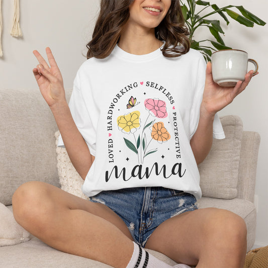 Boho Flower Shirt | Comfort Colors Tee | Vintage Floral Graphic T-Shirt for Women