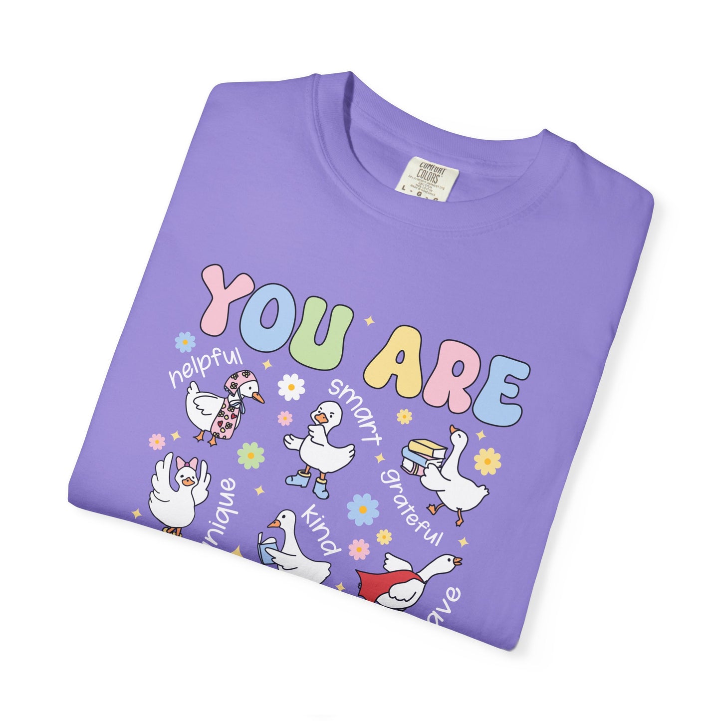 Teacher Affirmation Shirt | Comfort Colors Tee | Inspirational Teacher Graphic T-Shirt Gift