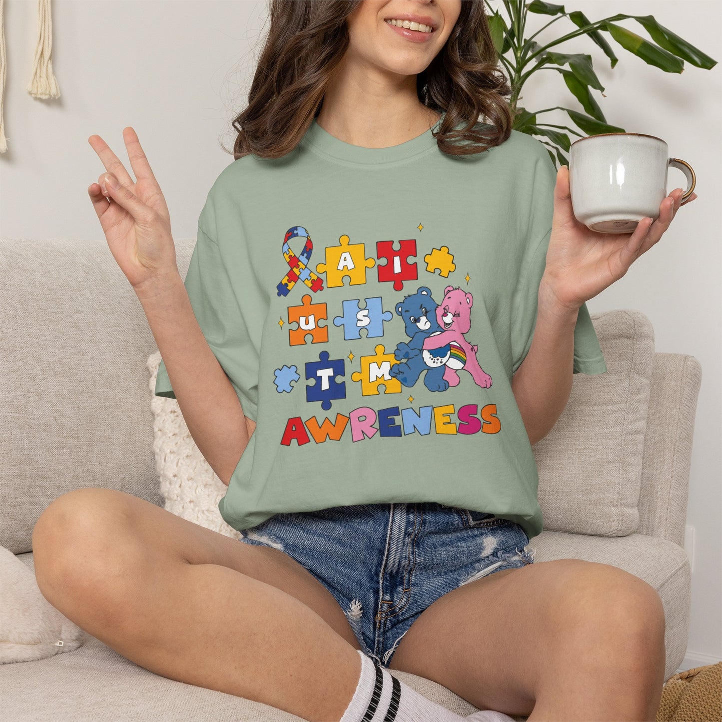 Autism Awareness Shirt | Comfort Colors Tee | Neurodiversity Inclusion Graphic T-Shirt
