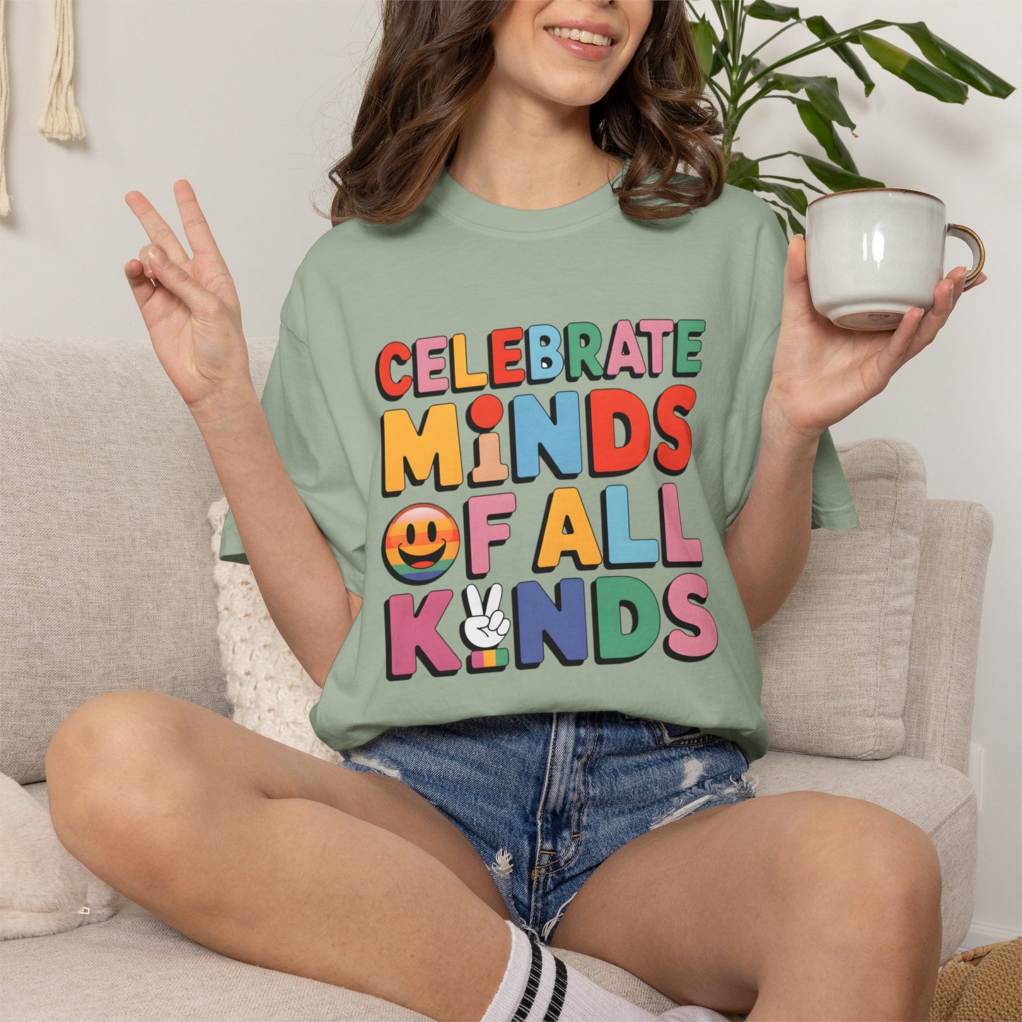 Autism Awareness Shirt | Comfort Colors Tee | Neurodiversity Inclusion Graphic T-Shirt