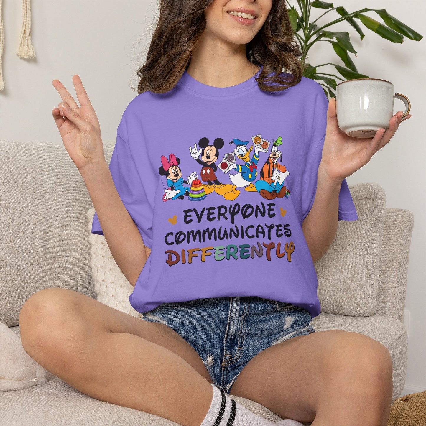 Autism Awareness Shirt | Comfort Colors Tee | Neurodiversity Inclusion Graphic T-Shirt