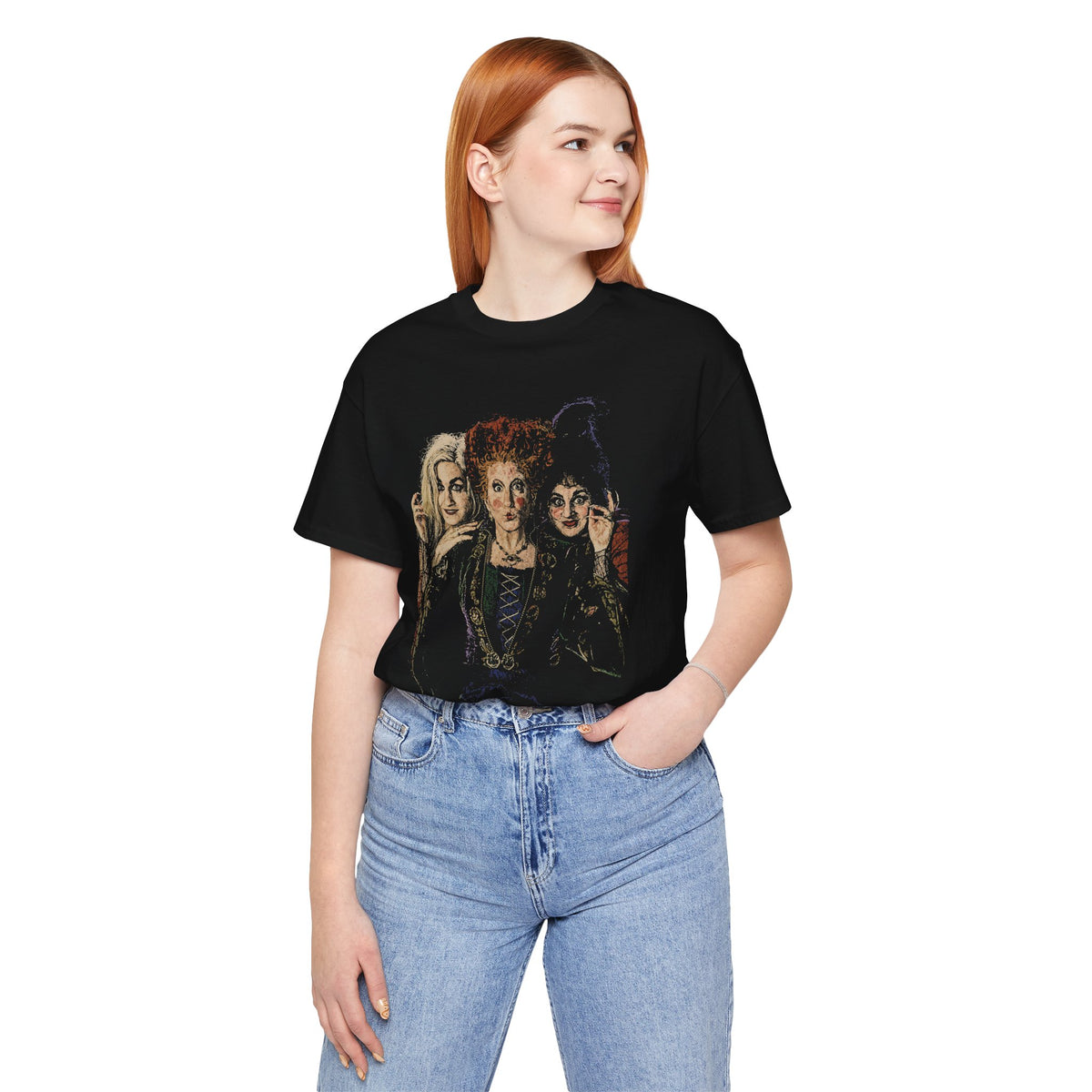 Halloween Graphic Design Witchy Festive T-Shirt for Spooky Season Outfits Perfect for Parties and Fall Festivals
