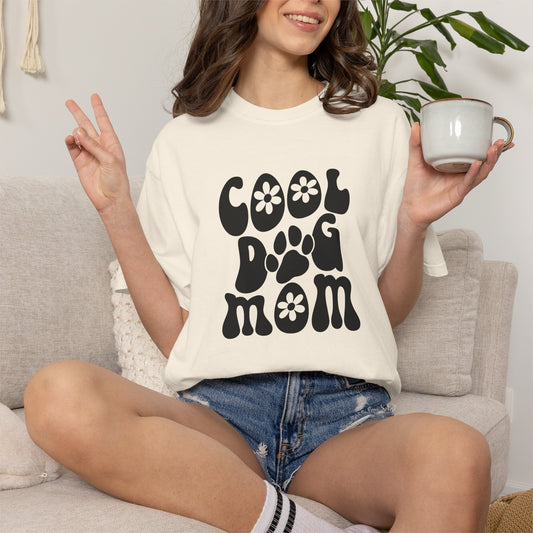 Dog Mom Shirt | Comfort Colors Tee | Cute Dog Lover Graphic T-Shirt for Women