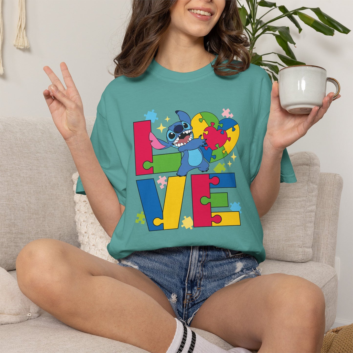 Autism Awareness Shirt | Comfort Colors Tee | Neurodiversity Inclusion Graphic T-Shirt