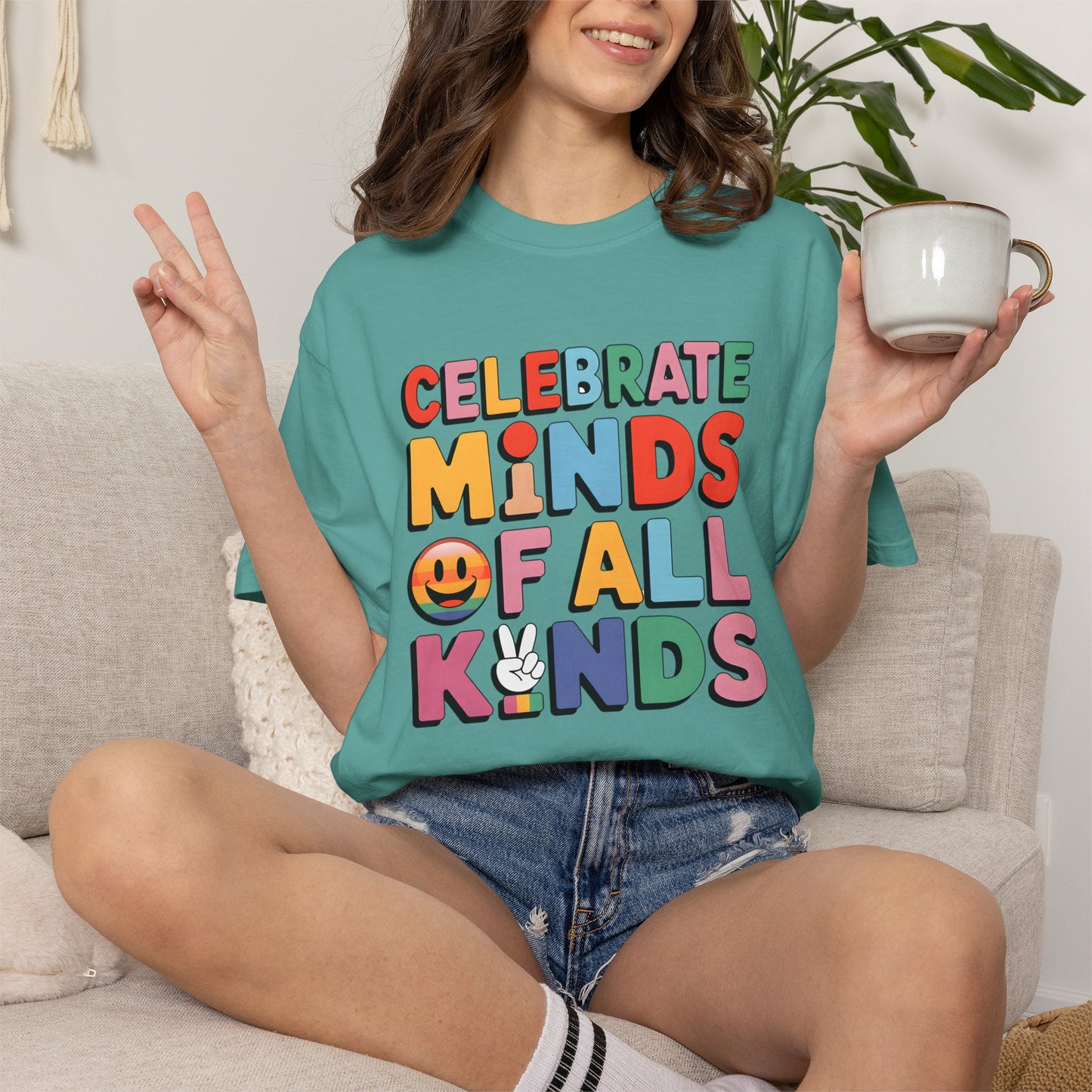 Autism Awareness Shirt | Comfort Colors Tee | Neurodiversity Inclusion Graphic T-Shirt