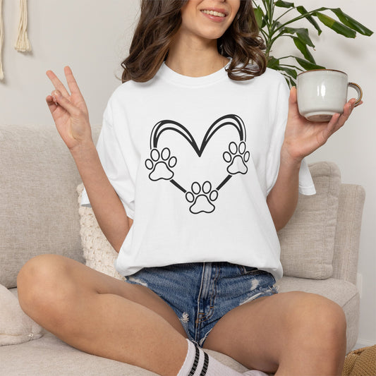 Dog Mom Shirt | Comfort Colors Tee | Cute Dog Lover Graphic T-Shirt for Women