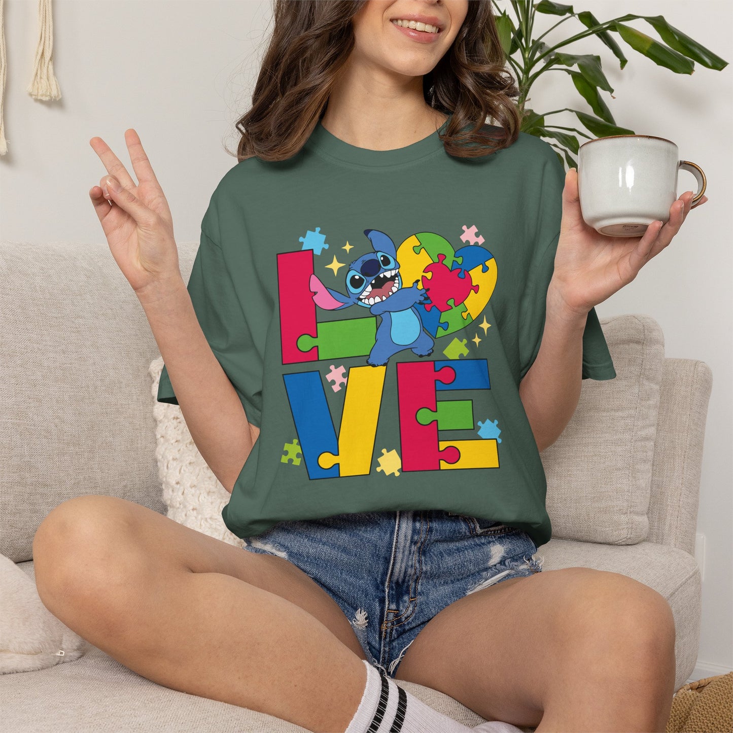 Autism Awareness Shirt | Comfort Colors Tee | Neurodiversity Inclusion Graphic T-Shirt