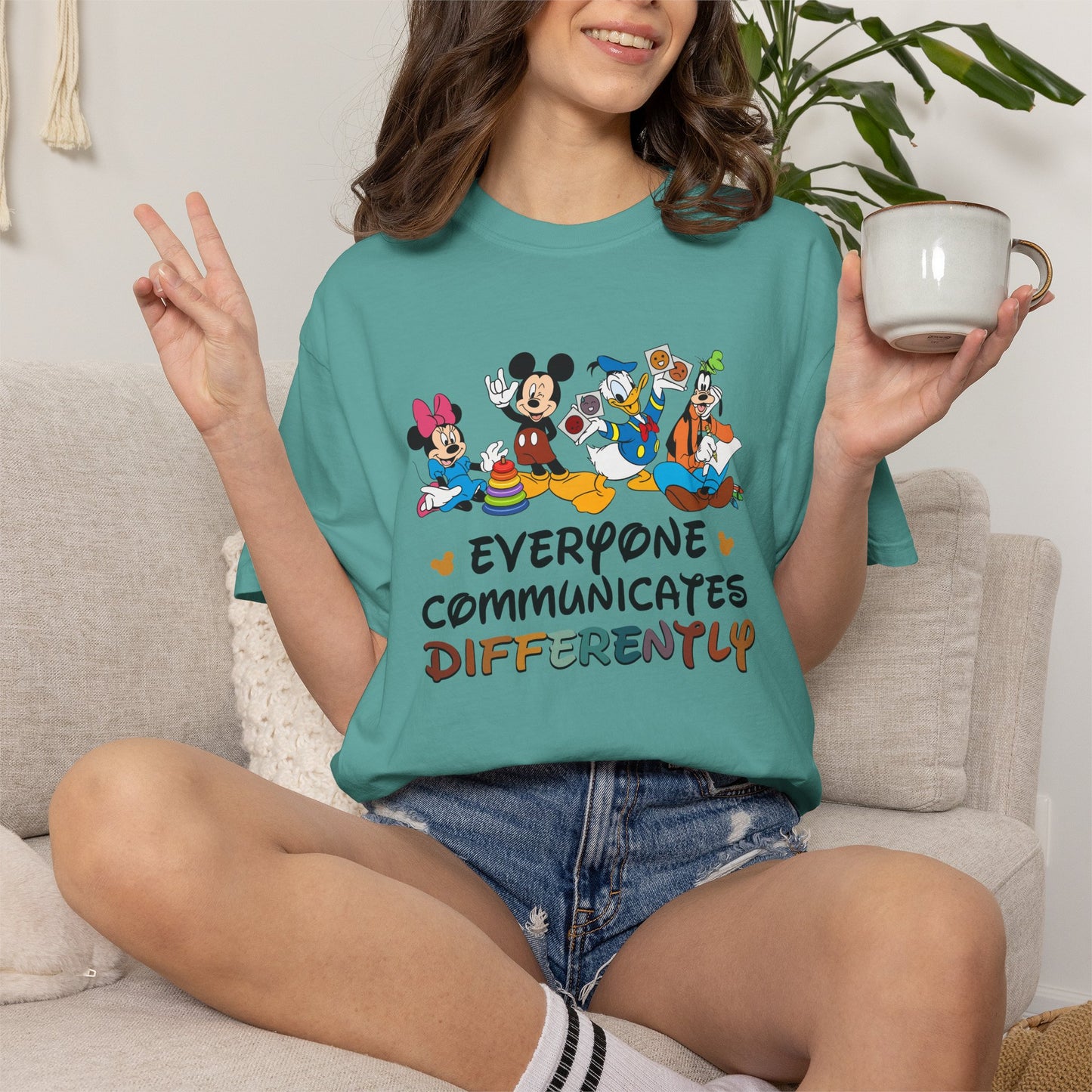 Autism Awareness Shirt | Comfort Colors Tee | Neurodiversity Inclusion Graphic T-Shirt