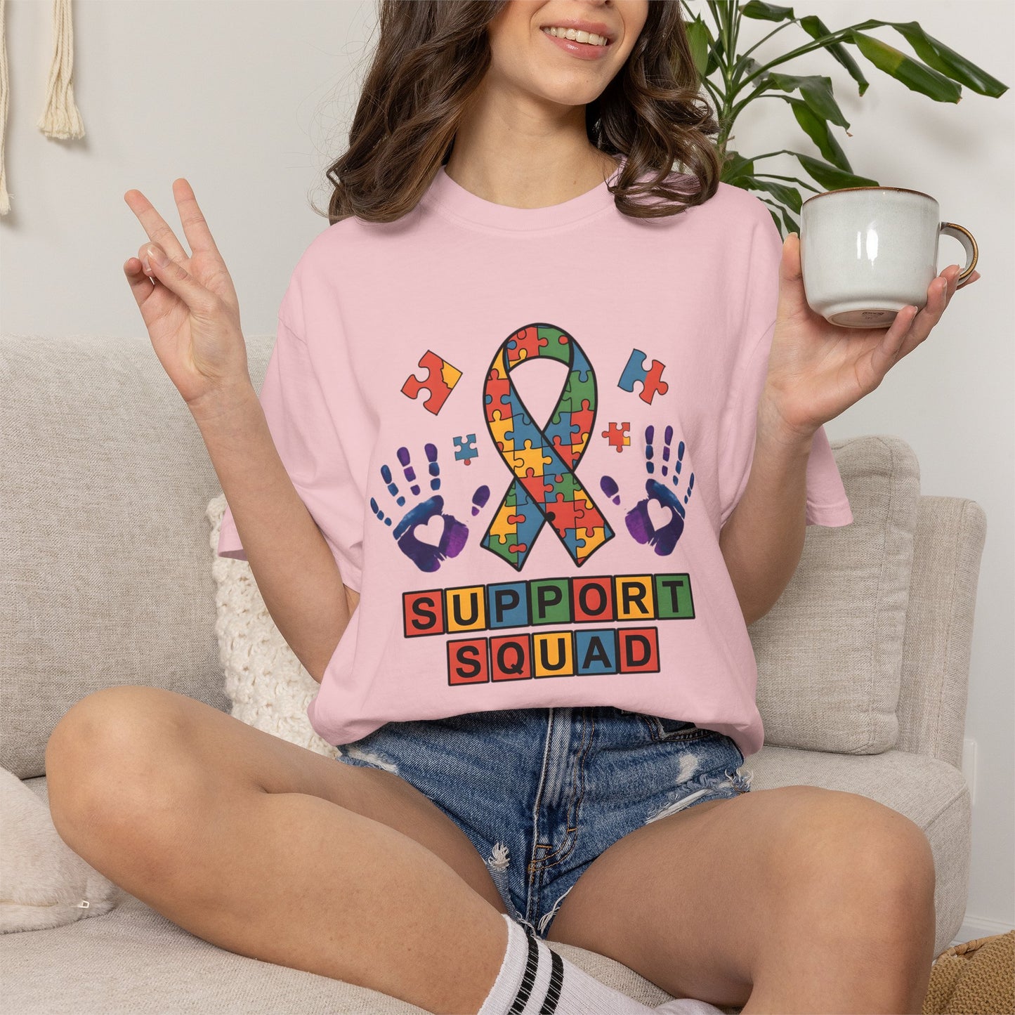 Autism Awareness Shirt | Comfort Colors Tee | Neurodiversity Inclusion Graphic T-Shirt
