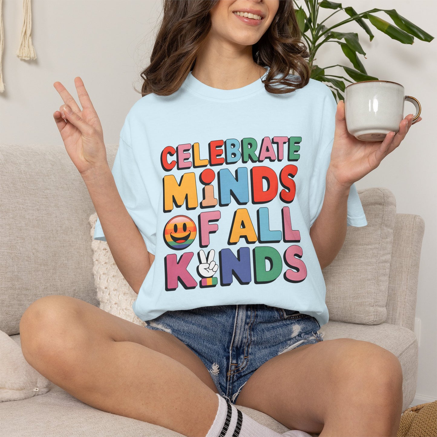 Autism Awareness Shirt | Comfort Colors Tee | Neurodiversity Inclusion Graphic T-Shirt