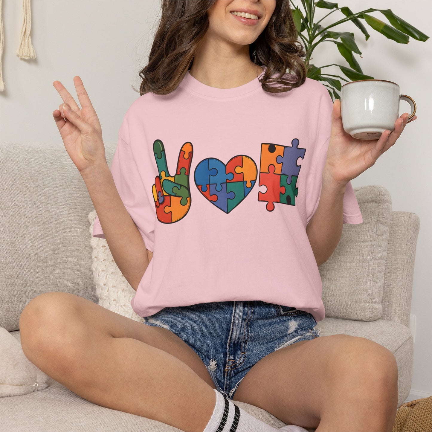 Autism Awareness Shirt | Comfort Colors Tee | Neurodiversity Inclusion Graphic T-Shirt