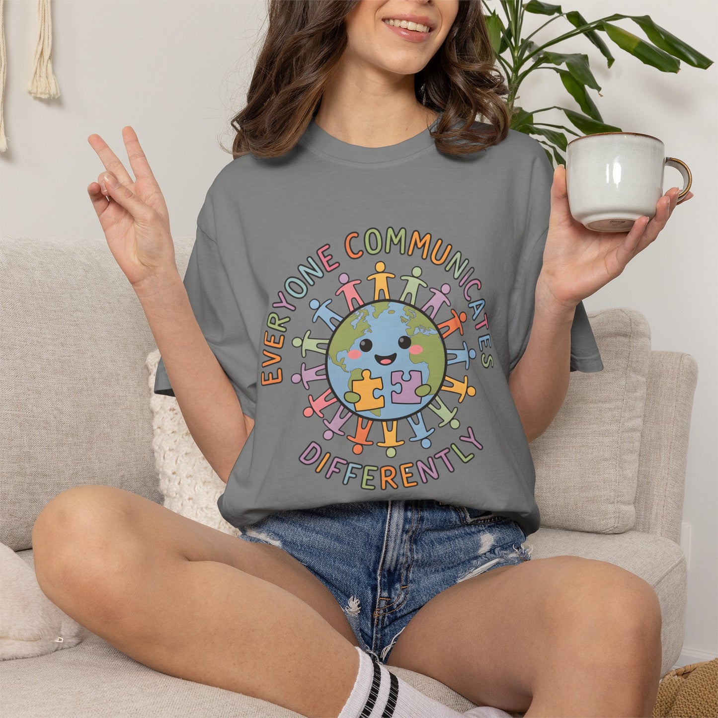 Autism Awareness Shirt | Comfort Colors Tee | Neurodiversity Inclusion Graphic T-Shirt