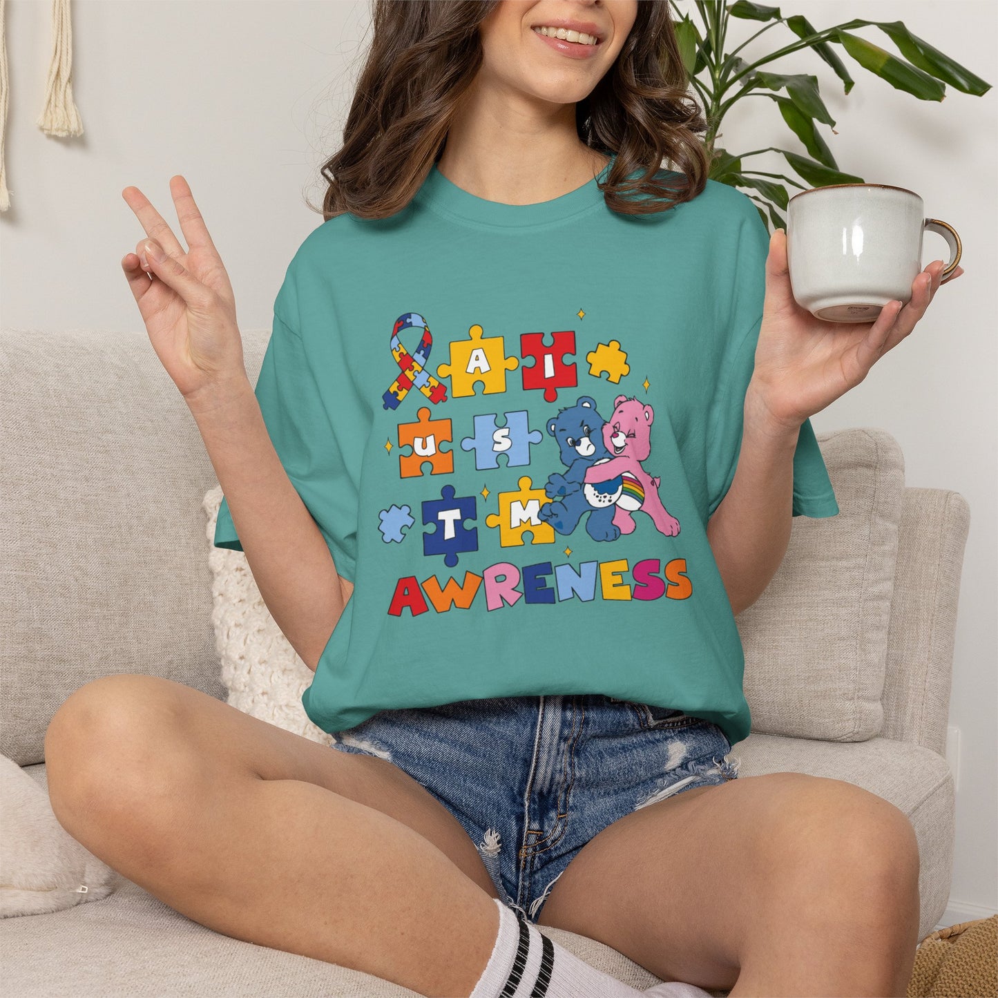 Autism Awareness Shirt | Comfort Colors Tee | Neurodiversity Inclusion Graphic T-Shirt