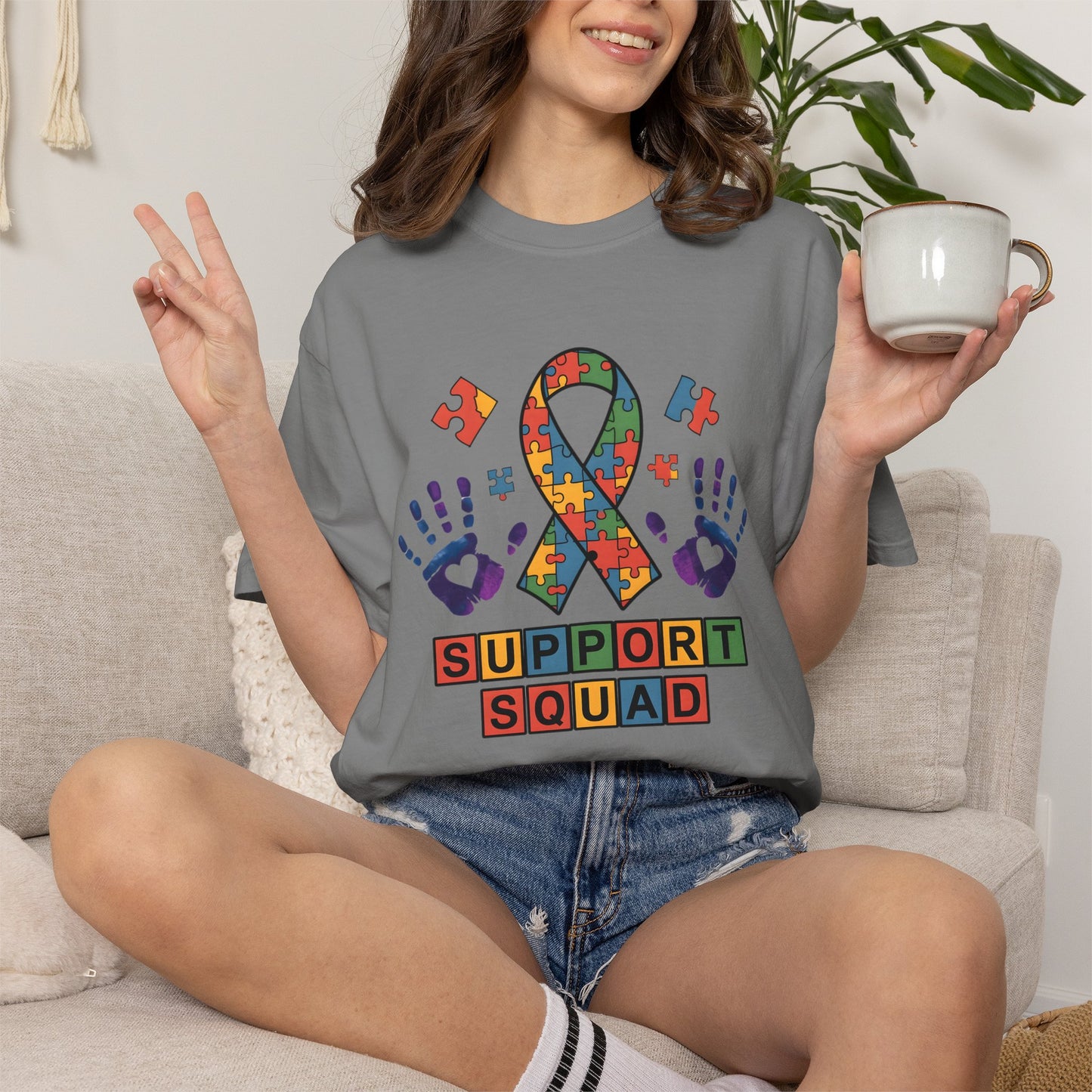 Autism Awareness Shirt | Comfort Colors Tee | Neurodiversity Inclusion Graphic T-Shirt