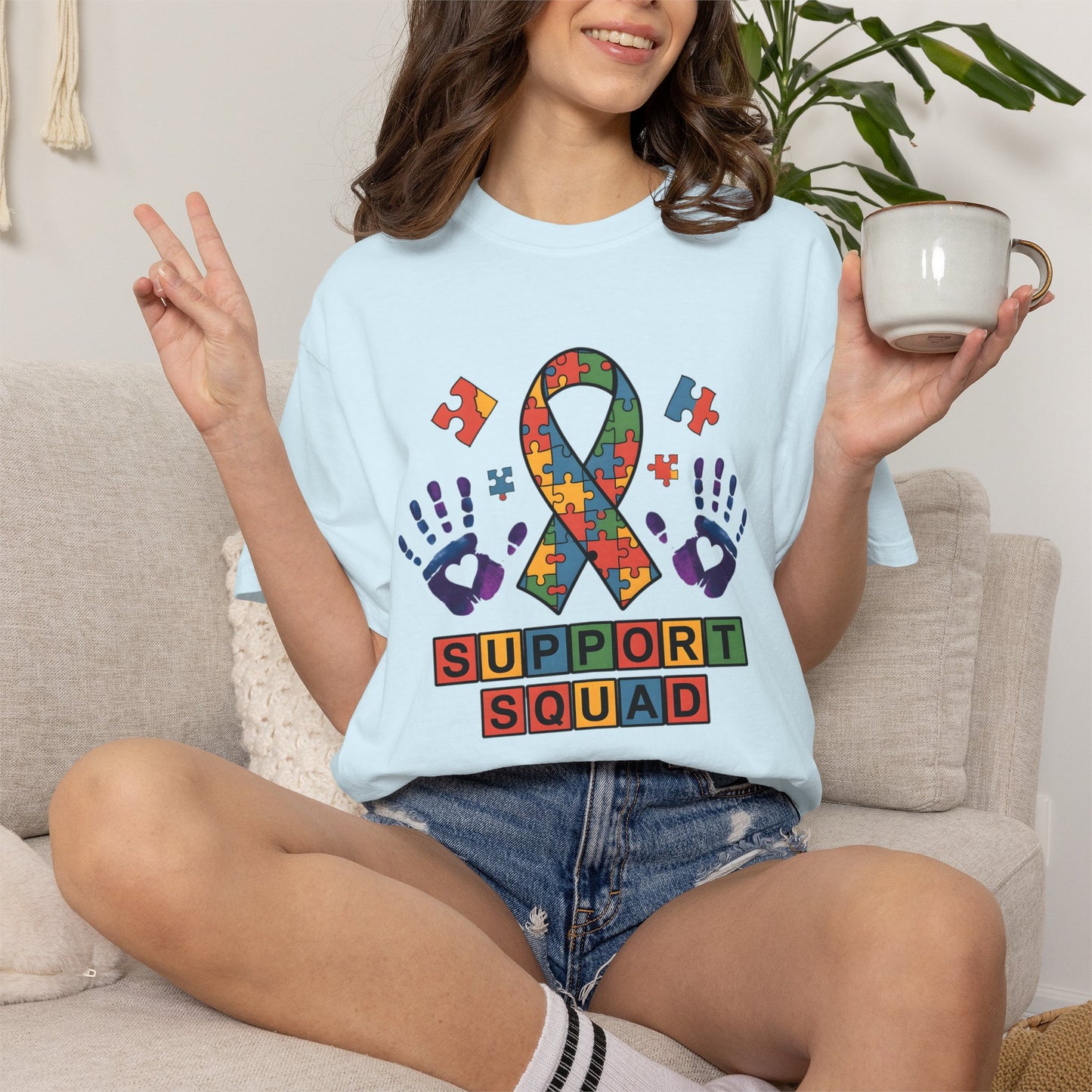 Autism Awareness Shirt | Comfort Colors Tee | Neurodiversity Inclusion Graphic T-Shirt