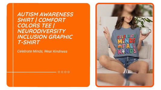 Autism Awareness Shirt | Comfort Colors Tee | Neurodiversity Inclusion Graphic T-Shirt by@Outfy